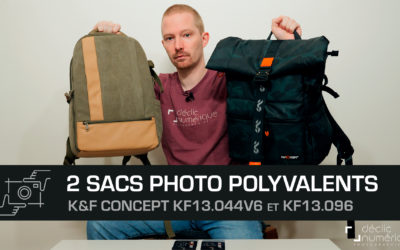 Deux sacs à dos photo polyvalents par K&F Concepts