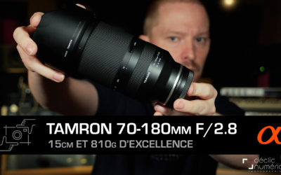 Tamron 70-180mm f/2.8 : 15cm et 810g d’excellence !