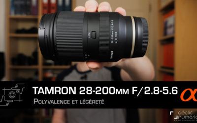 TAMRON 28-200mm f/2.8-5.6 (Sony FE) : Un zoom de voyage polyvalent, compact et performant.