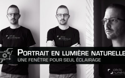 Une fenêtre comme seul éclairage : PHOTO de PORTRAIT en lumière naturelle.