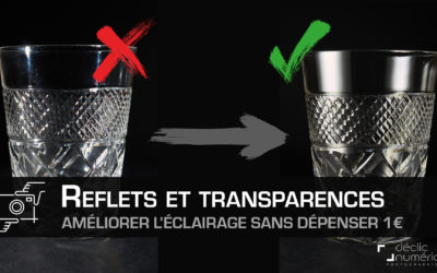 Reflets et transparences : Améliorer l’éclairage de vos photos sans dépenser 1€